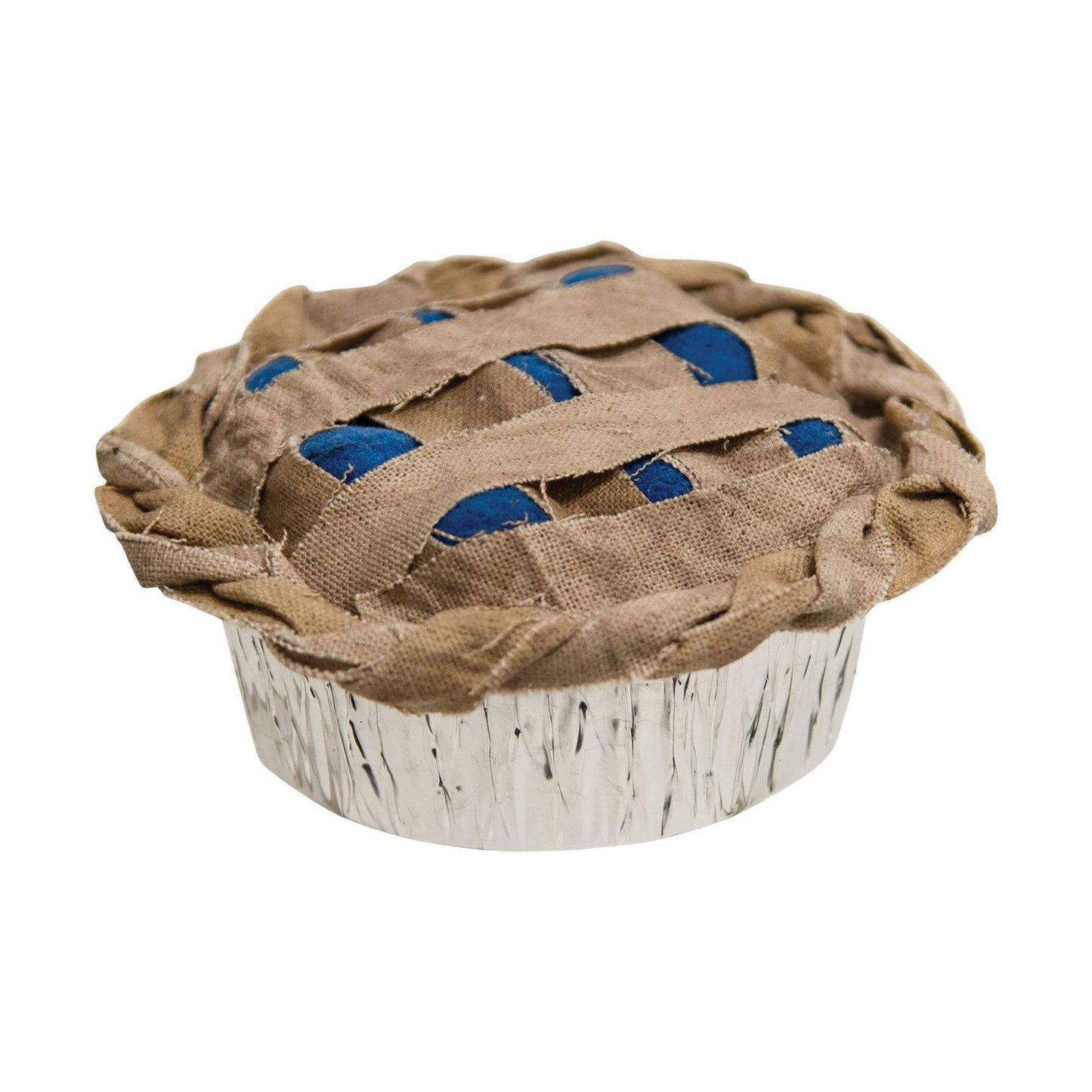 Fabric Mini Blueberry Pie Decorative Tabletop Object