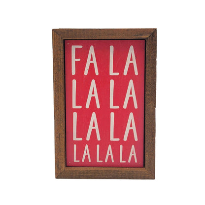 6X4 Fa La La Wall Accent Sign