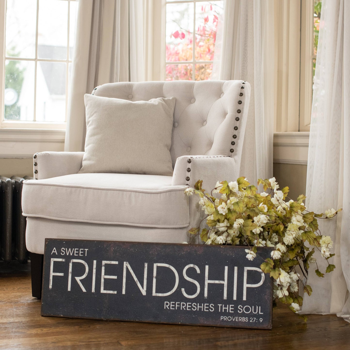 32" Metal Friendship Sign