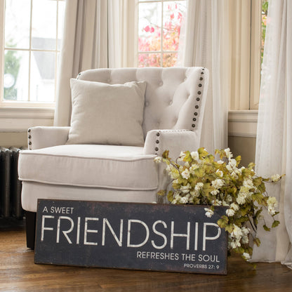 32" Metal Friendship Sign