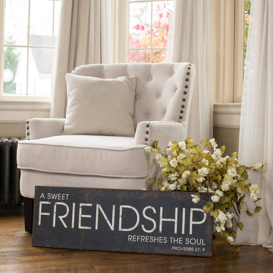 32" Metal Friendship Sign