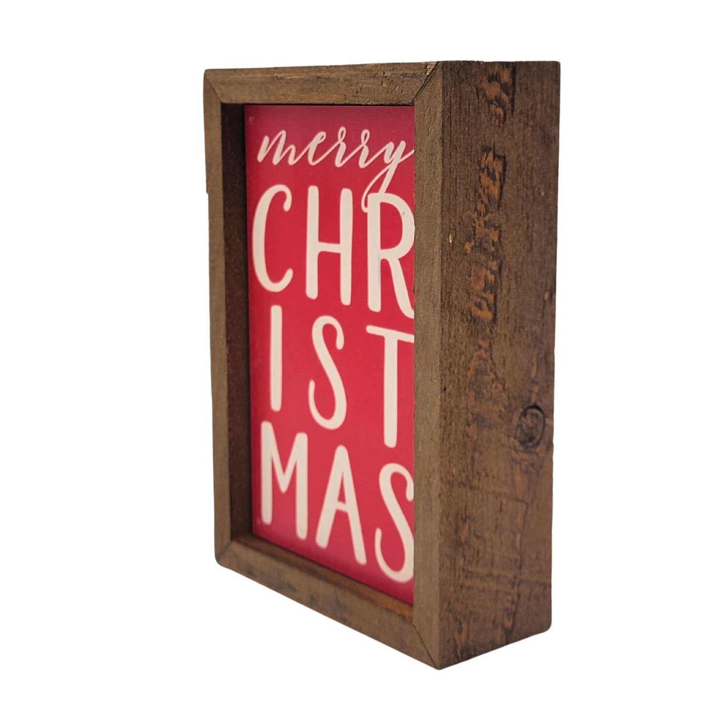 6X4 Merry Christmas Wall Accent Sign