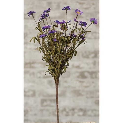 18" Purple Daisy Bush