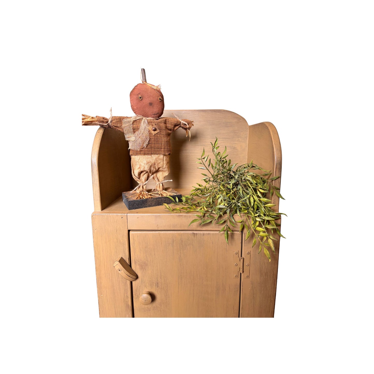 14" Mr. Patterson Pumpkin crafted by "Dawn's Attic Treasures"