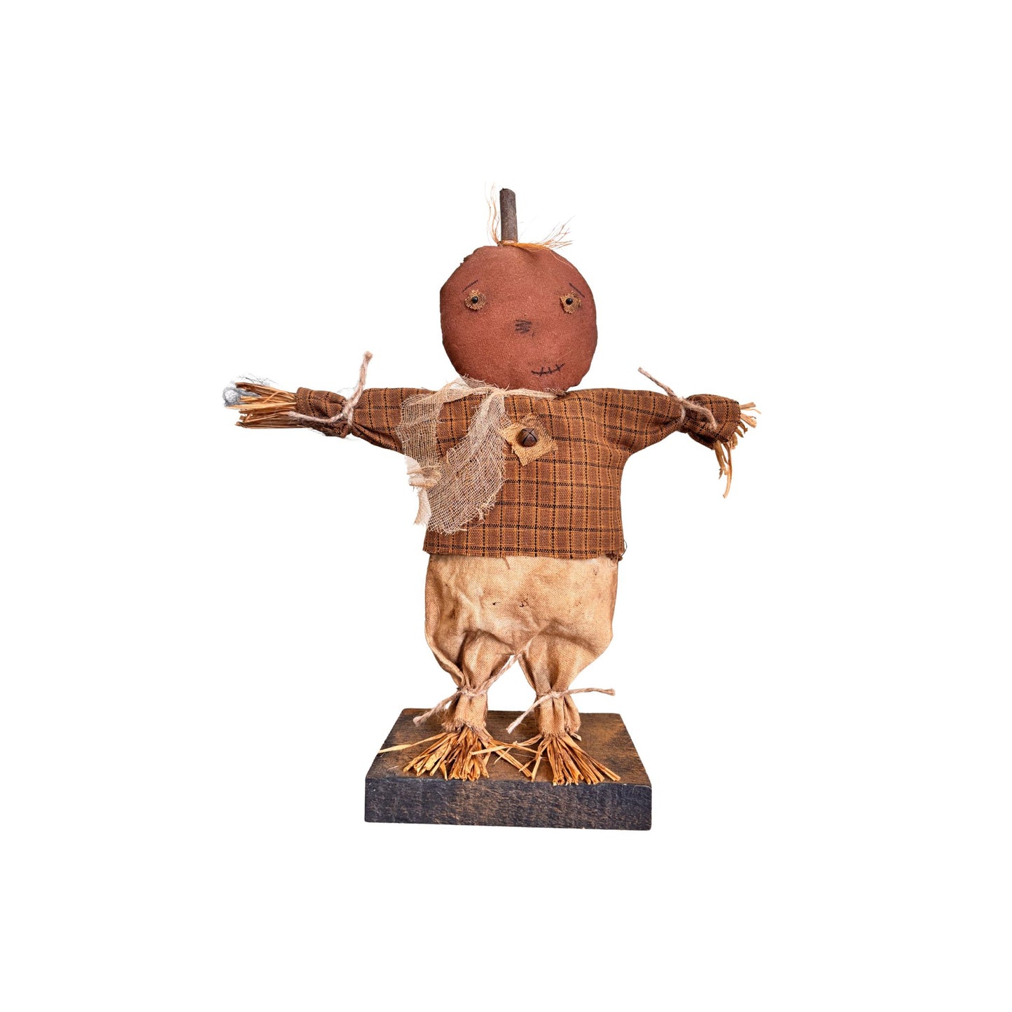 14" Mr. Patterson Pumpkin crafted by "Dawn's Attic Treasures"