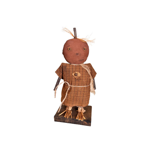 14" Mrs. Patterson Pumpkin crafted by "Dawn's Attic Treasures"