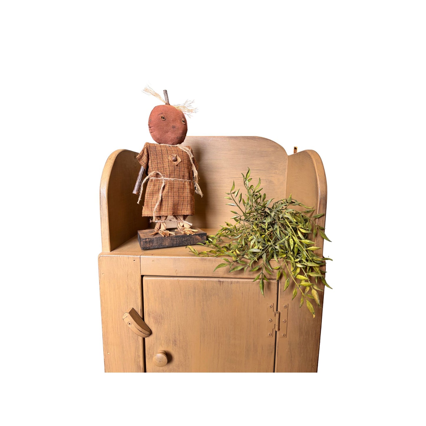 14" Mrs. Patterson Pumpkin crafted by "Dawn's Attic Treasures"