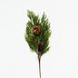 30" Cedar and Pinecones Spray